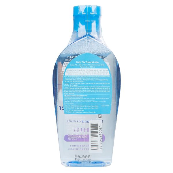 nước tẩy trang Senka All Clear Water Micellar Formula White
