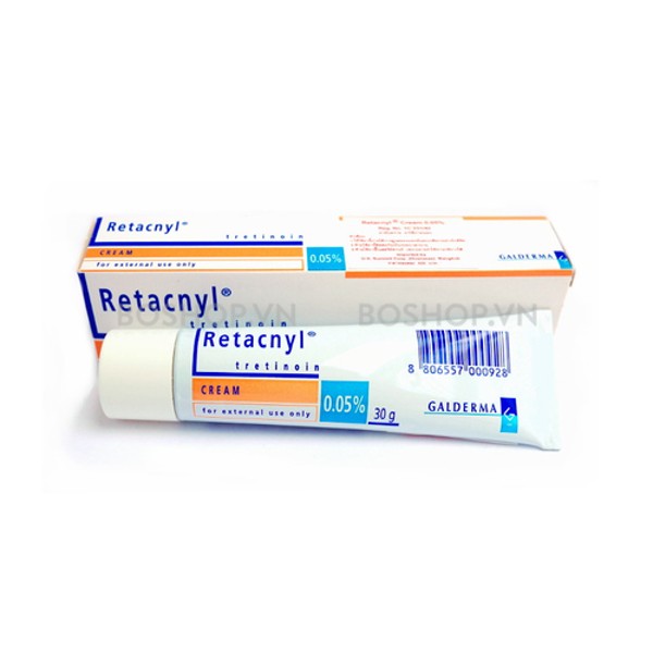 Kem hỗ trợ giảm mụn, tái tạo trẻ hoá da Retacnyl Cream Tretinoin 0.05_