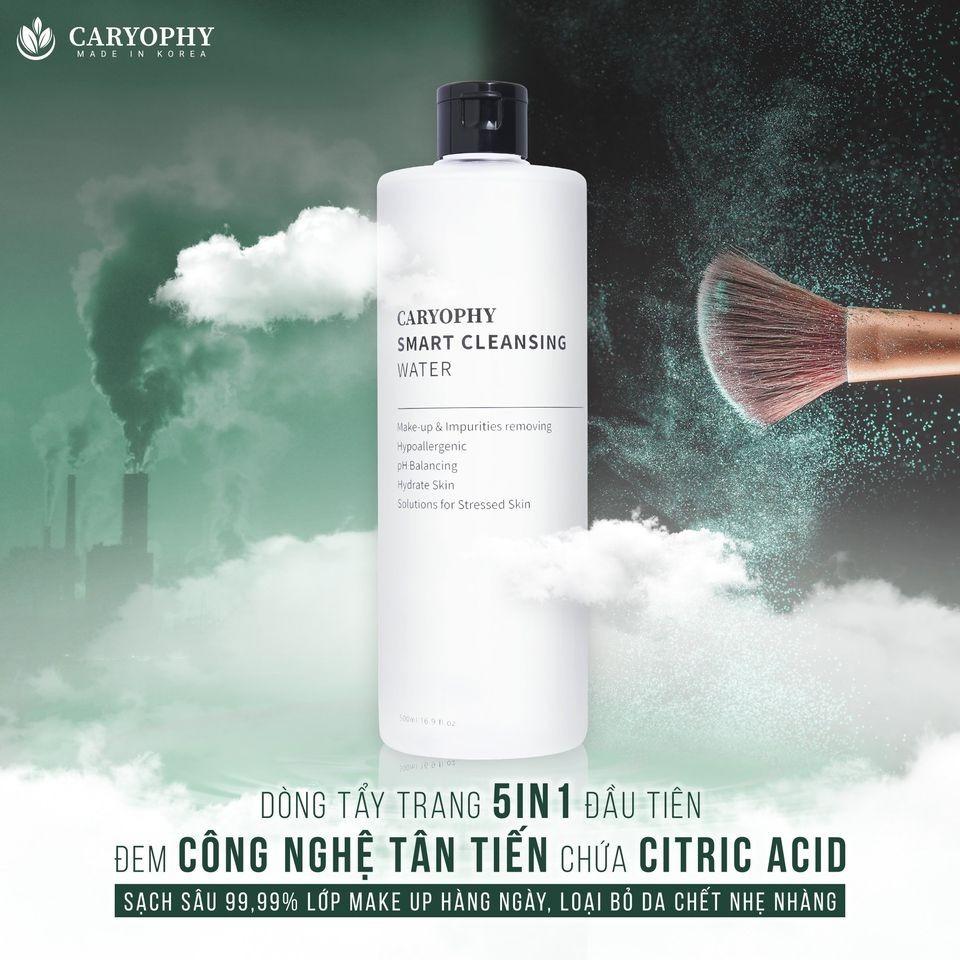 tẩy trang caryophy smart cleansing water