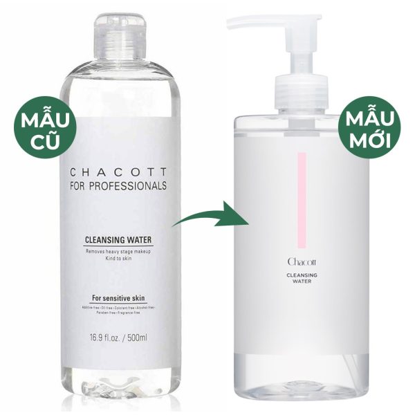 nước tẩy trang chacott for professionals cleansing water