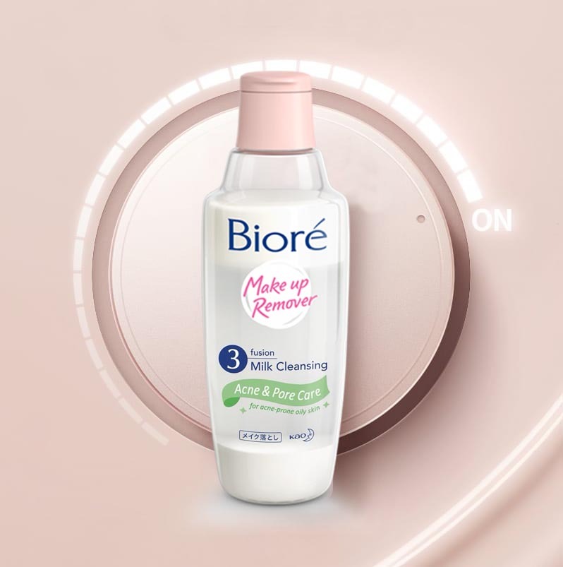 sữa tẩy trang Bioré 3 Fusion Milk Cleansing Makeup Remover