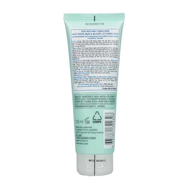 Normaderm Anti-imperfection Deep Cleansing Foaming Cream4
