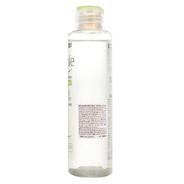 simple kind to skin soothing facial toner