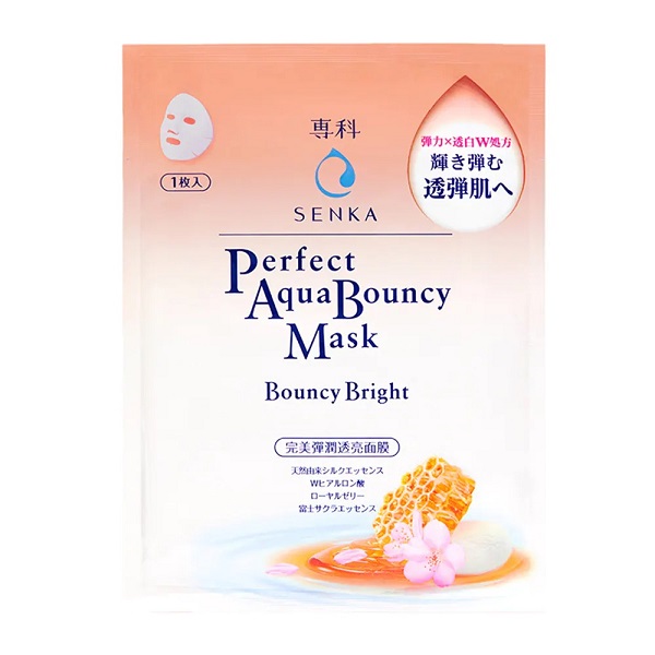 Mặt Nạ Senka Perfect Aqua Bouncy Mask Bouncy & Bright