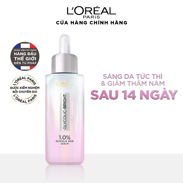 Serum L'Oreal Paris Glycolic Bright 1.0% Glycolic Acid (AHA)5