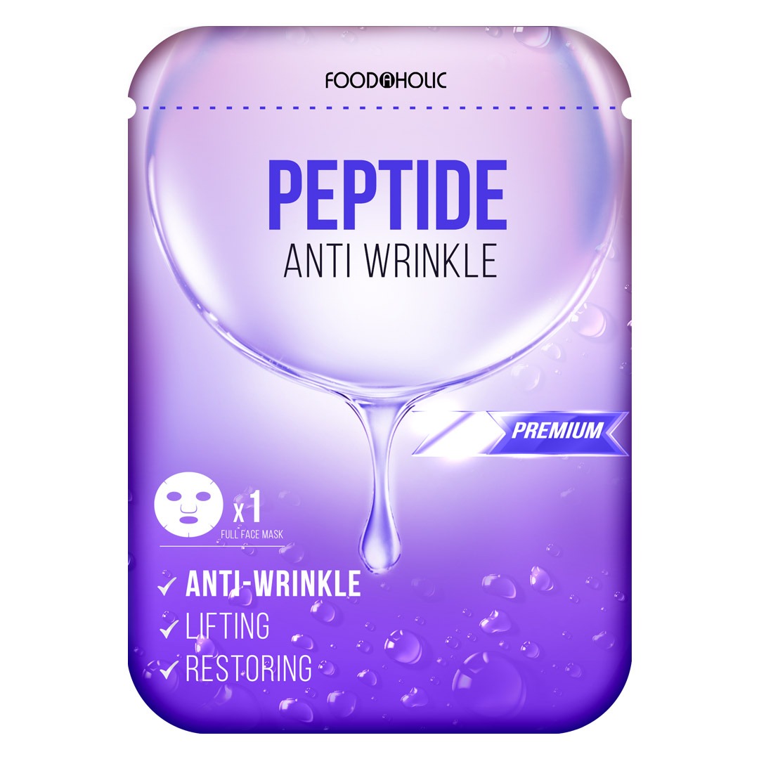 Mặt Nạ Foodaholic Peptide Anti Wrinkle Mask Hỗ Trợ Trẻ Hóa Da