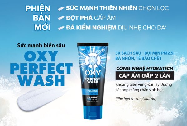 Kem Rửa Mặt Oxy Perfect Wash Làm Sạch Sâu2
