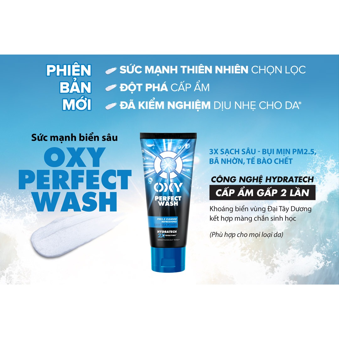 Kem Rửa Mặt Oxy Perfect Wash Làm Sạch Sâu3