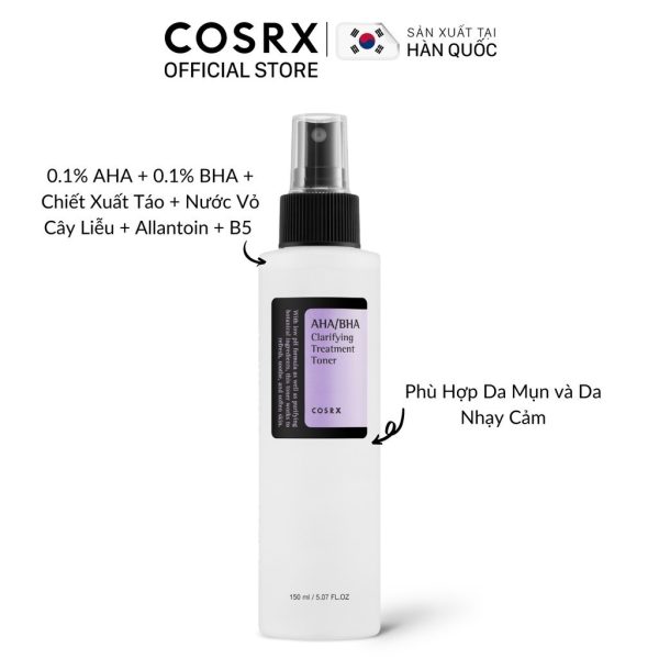 Cosrx AHA/BHA Clarifying Treatment Toner