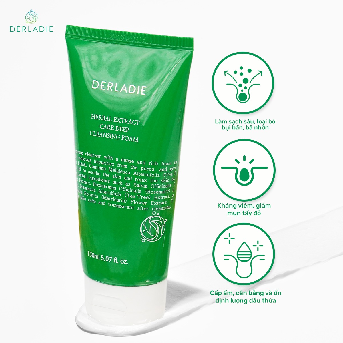 Herbal Extract Care Deep Cleansing Foam1