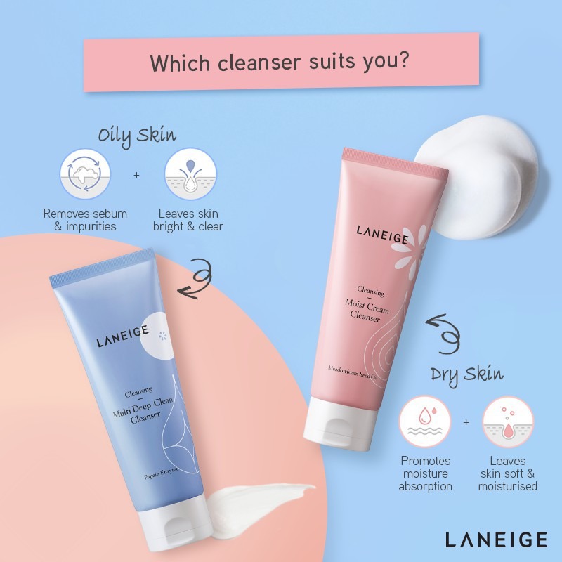 Laneige Moist Cream Cleanser