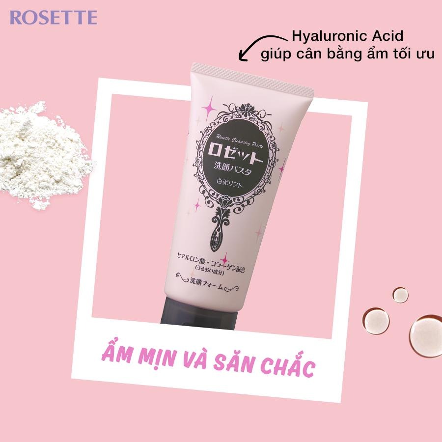 Sữa Rửa Mặt Rosette Face Wash Pasta White Clay Lift2