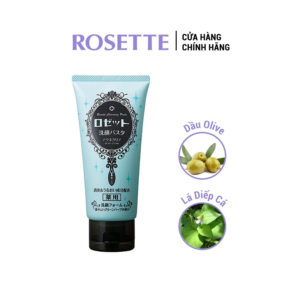 Rosette Face Wash Pasta Acne Clear2