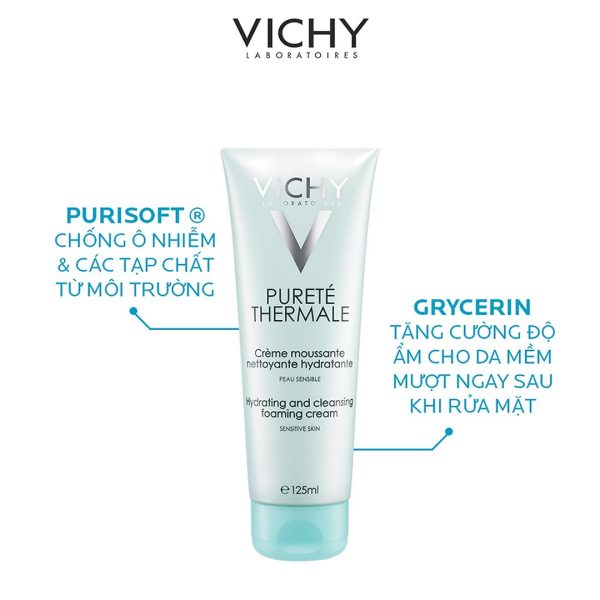 VICHY Purete Thermal Hydrating And Cleansing Foaming Cream2
