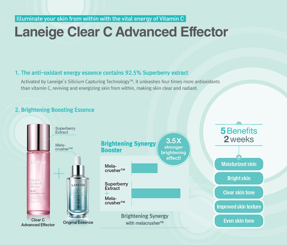 Tinh Chất Laneige Clear C Advanced Effector_EX