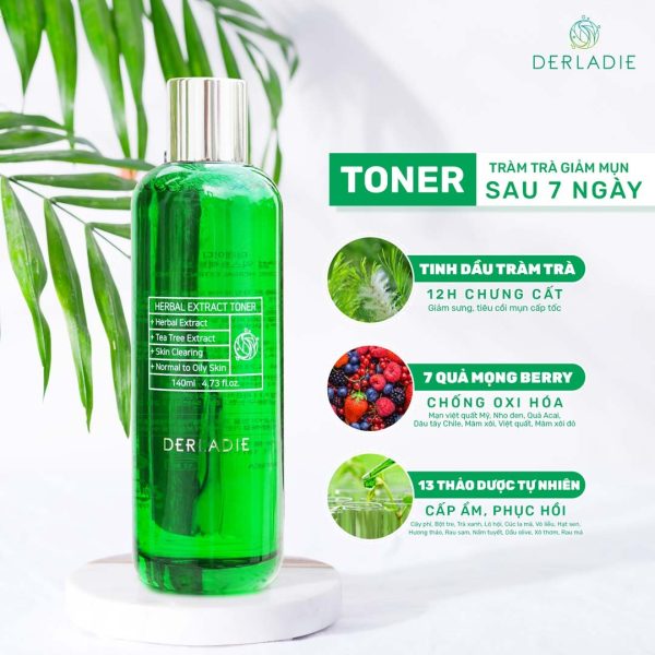 Toner Derladie Herbal Extract Toner