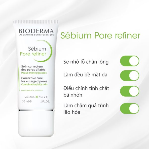 kem dưỡng bioderma pore refiner