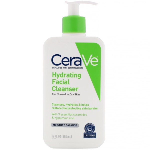 3. Sữa rửa mặt ph 5.5 CeraVe Hydrating Cleanser cho da khô