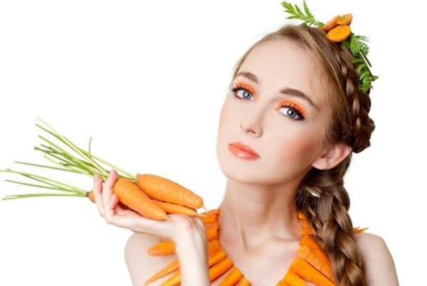 Ăn cà rốt giúp da sáng đều màu