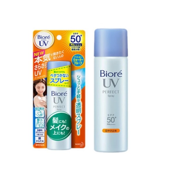 Xịt chống nắng cho mặt và toàn thân Biore UV Perfect Spray Sunscreen