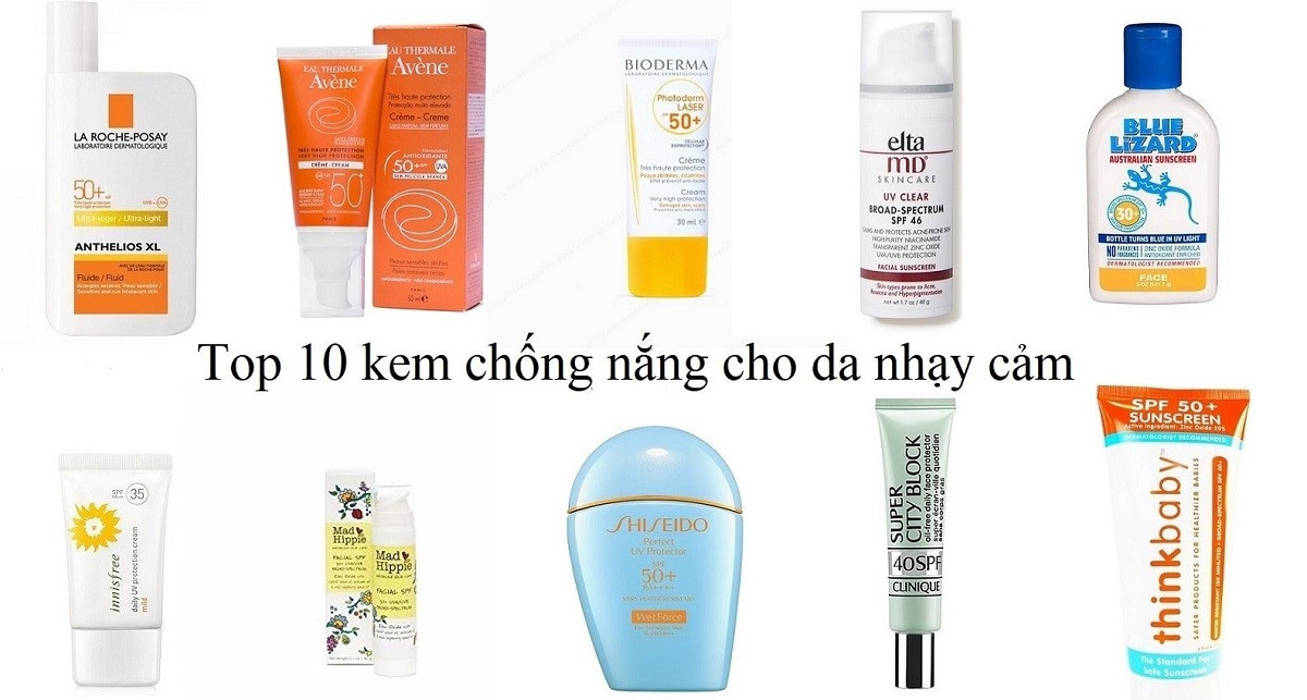 kem chống nắng cho da nhạy cảm